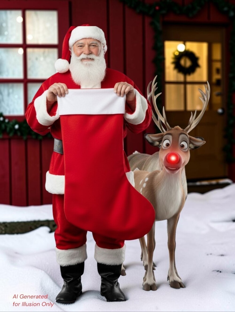 Jumbo Christmas Stocking, 54"